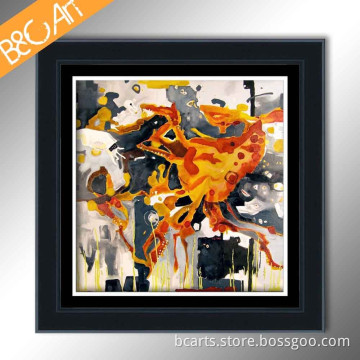 Dafen village wholesale modern orange abstract painting